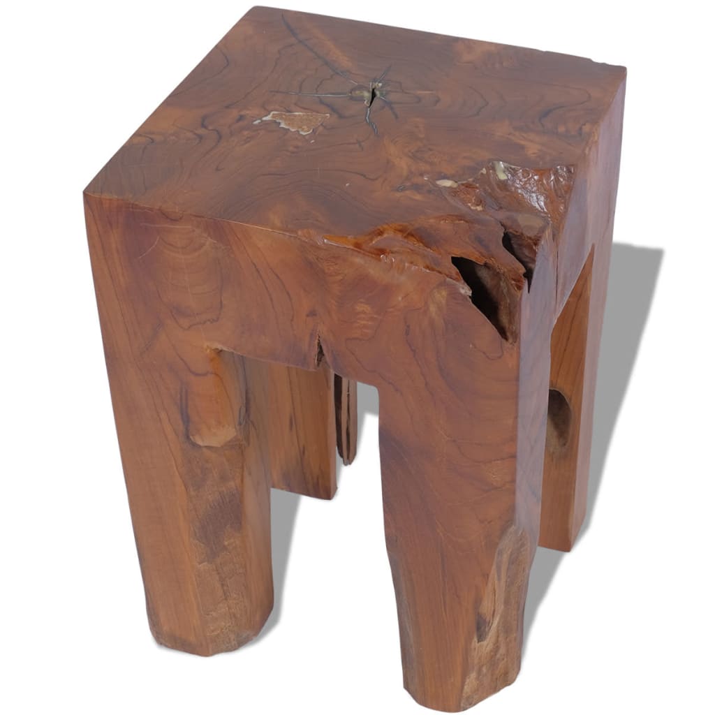 Sgabello in Legno Massello di Teak cod mxl 49306