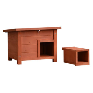 @Pet Casetta per Ricci Legno Marrone 446808