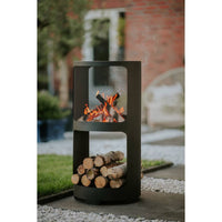 RedFire Braciere Buffalo 44x90cm in Acciaio Opaco Nero 428832