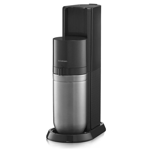 Sodastream gasatore duo con doppia bottiglia in vetro e pet lavabile in lavastoviglie colore nero - 123062