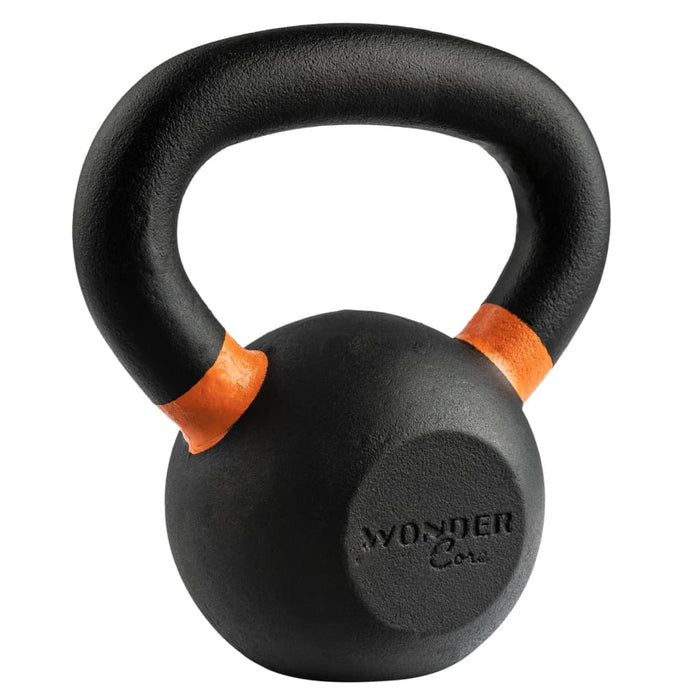 Wonder Core Kettlebell Power Verniciato 6 kg Nero e Arancione 440989