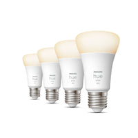 Philips hue white 4 lampadine smart e27 60 w - 929001821625