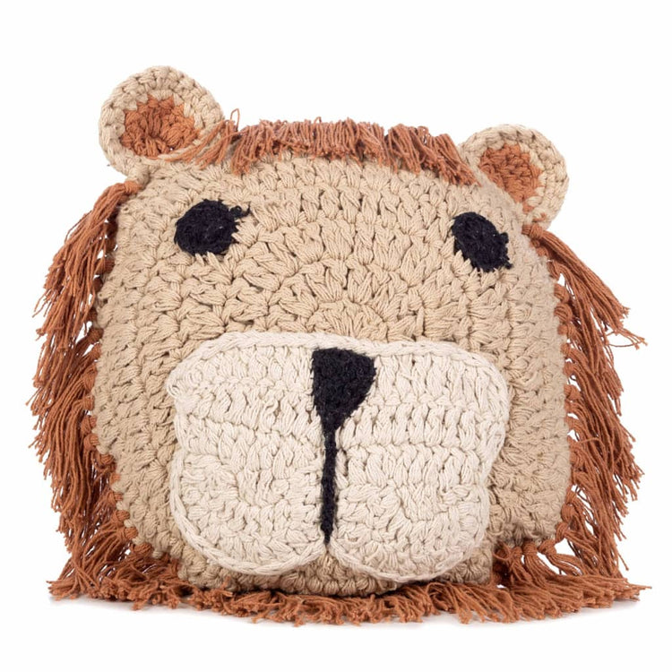 KidsDepot Cuscino per Bambini Lion 38 cm in Cotone 443119