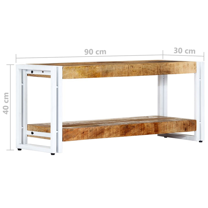 Mobile Porta TV 90x30x40 cm in Legno Massello di Mango  cod mxl 8548