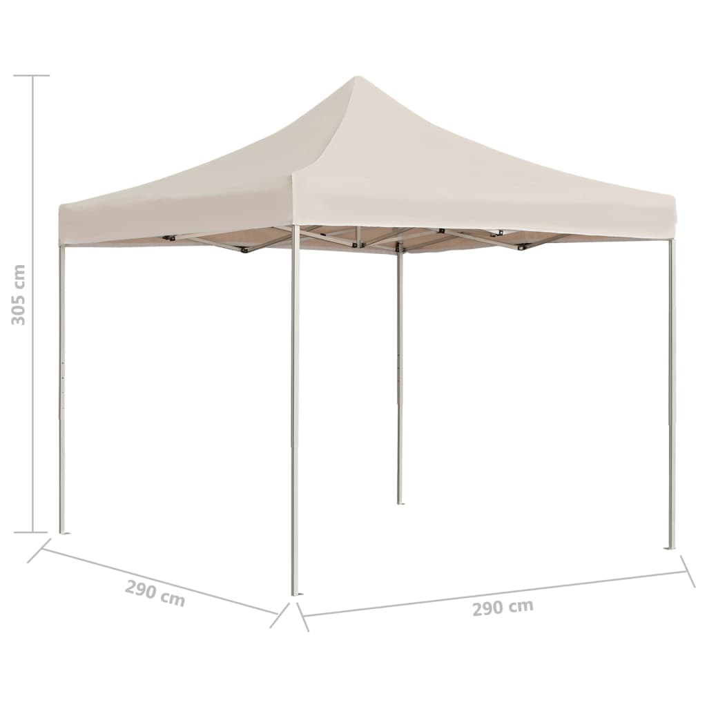 Gazebo Professionale Pieghevole in Alluminio 3x3m Crema cod 8630