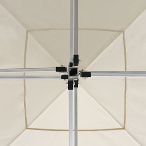 Gazebo Professionale Pieghevole Alluminio con Pareti 3x3m Crema cod 8893