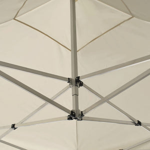 Gazebo Professionale Pieghevole Alluminio con Pareti 3x3m Crema cod 8893