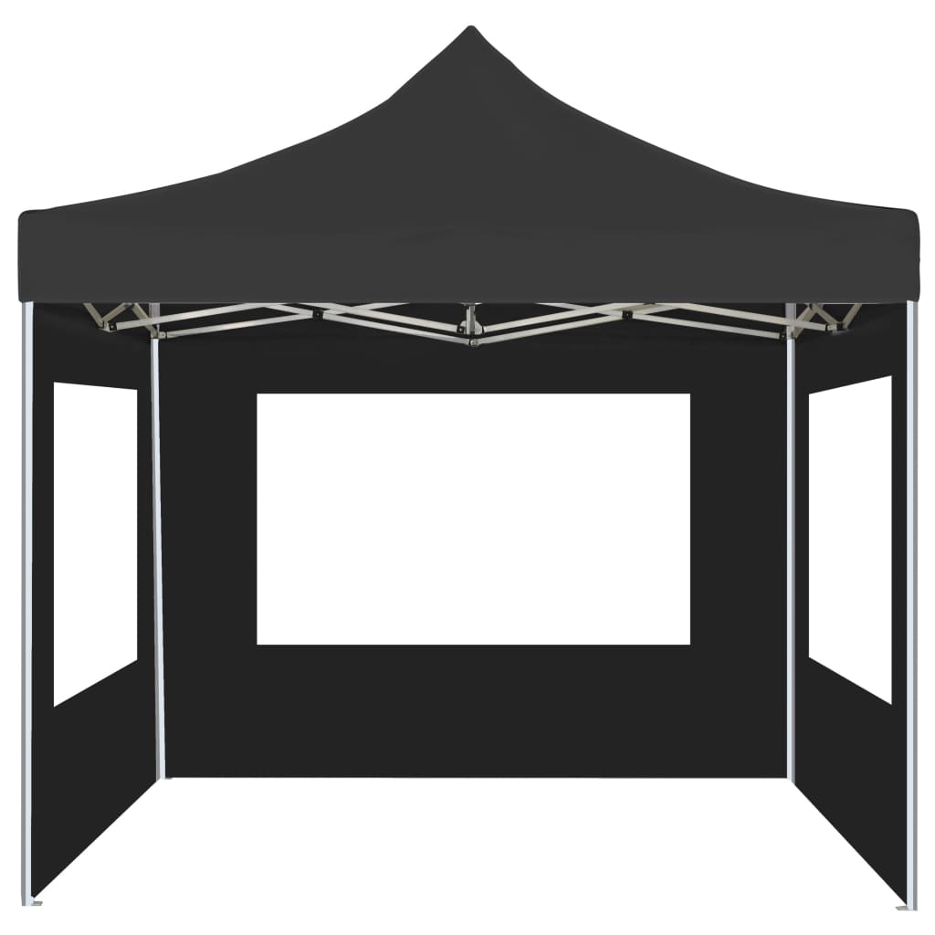 Gazebo Pieghevole con Pareti in Alluminio 3x3 m Antracite cod 8584