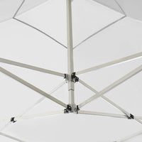 Gazebo Pieghevole con Pareti in Alluminio 3x3 m Bianco cod mxl 54723