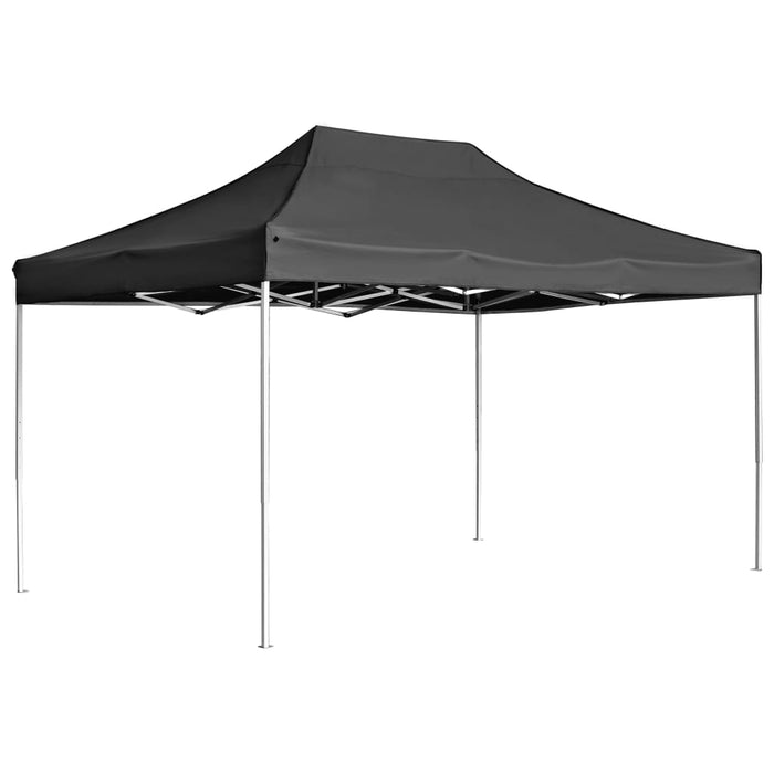 Gazebo Professionale Pieghevole Alluminio 4,5x3 m Antracite cod 8585