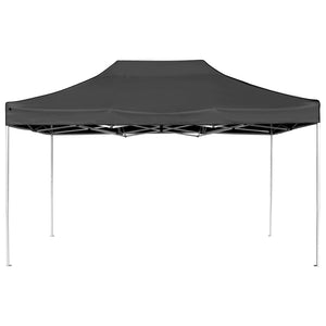 Gazebo Professionale Pieghevole Alluminio 4,5x3 m Antracite cod 8585