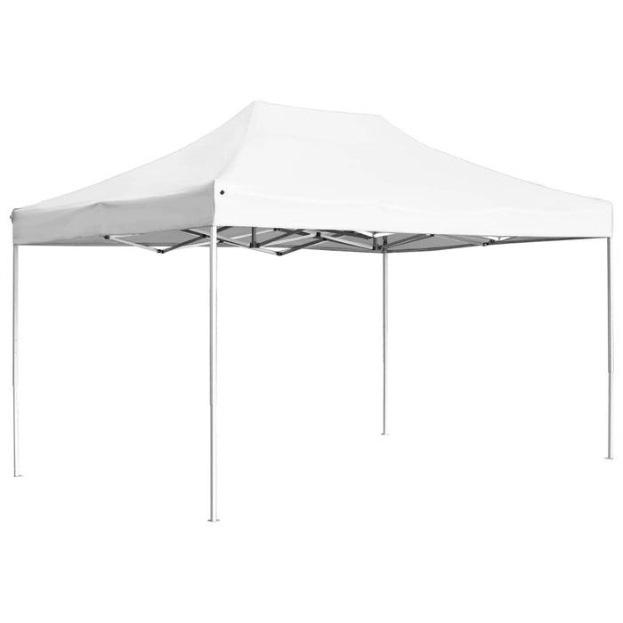 Gazebo Professionale Pieghevole Alluminio 4,5x3 m Bianco cod mxl 55287