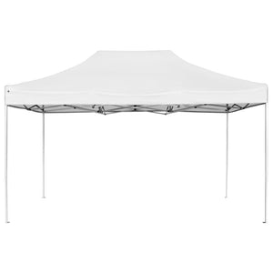 Gazebo Professionale Pieghevole Alluminio 4,5x3 m Bianco cod mxl 55287