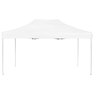 Gazebo Professionale Pieghevole Alluminio 4,5x3 m Bianco cod mxl 55287