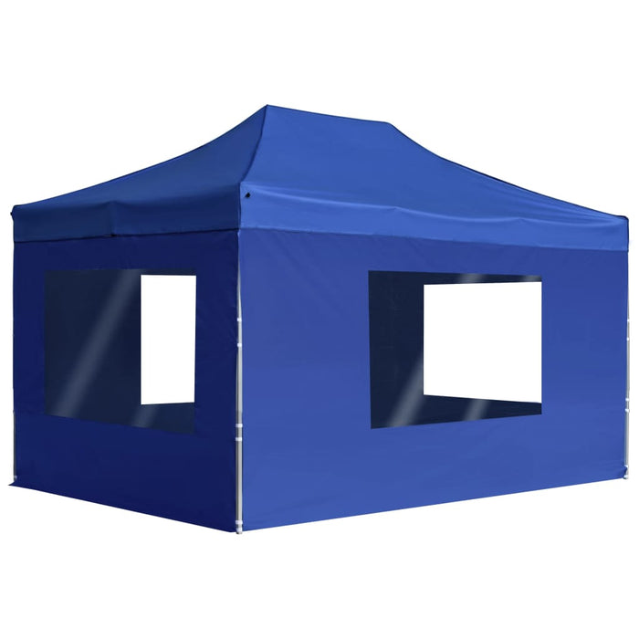 Gazebo Professionale Pieghevole Pareti Alluminio 4,5x3m Blucod mxl 118886