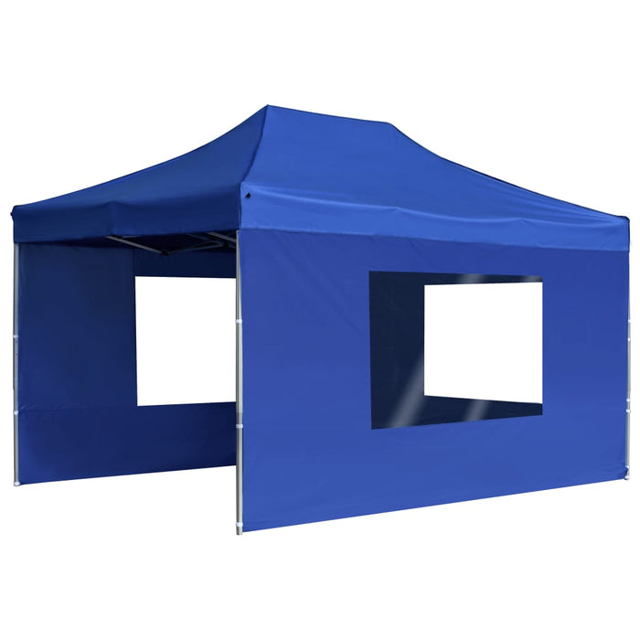 Gazebo Professionale Pieghevole Pareti Alluminio 4,5x3m Blucod mxl 118886