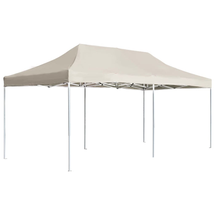 Gazebo Professionale Pieghevole in Alluminio 6x3 m Crema cod mxl 64911