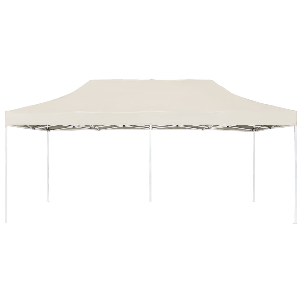 Gazebo Professionale Pieghevole in Alluminio 6x3 m Crema cod mxl 64911