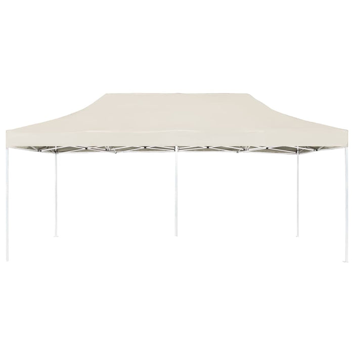 Gazebo Professionale Pieghevole in Alluminio 6x3 m Crema cod 12310