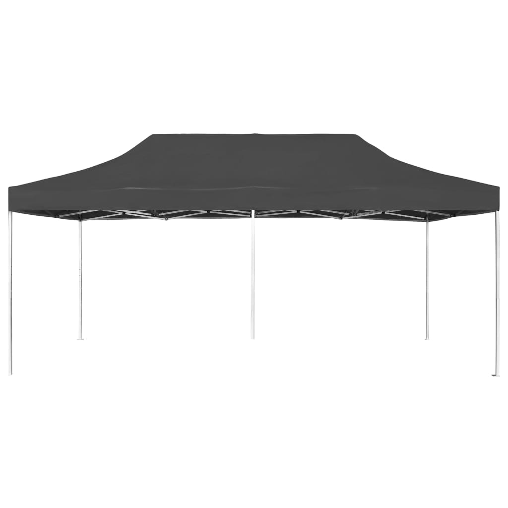 Gazebo Professionale Pieghevole Alluminio 6x3 m Antracite cod mxl 54868