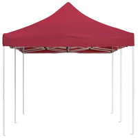 Gazebo Professionale Pieghevole in Alluminio 6x3 m Rosso Vino cod mxl 68379