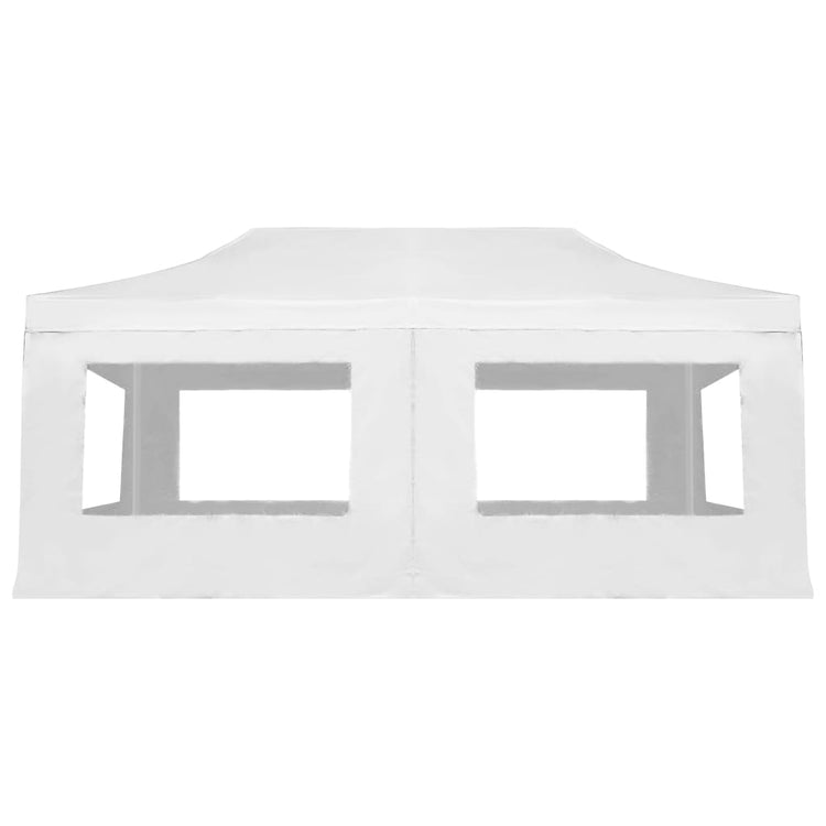 Gazebo Professionale Pieghevole Alluminio e Pareti 6x3m Bianco 45510