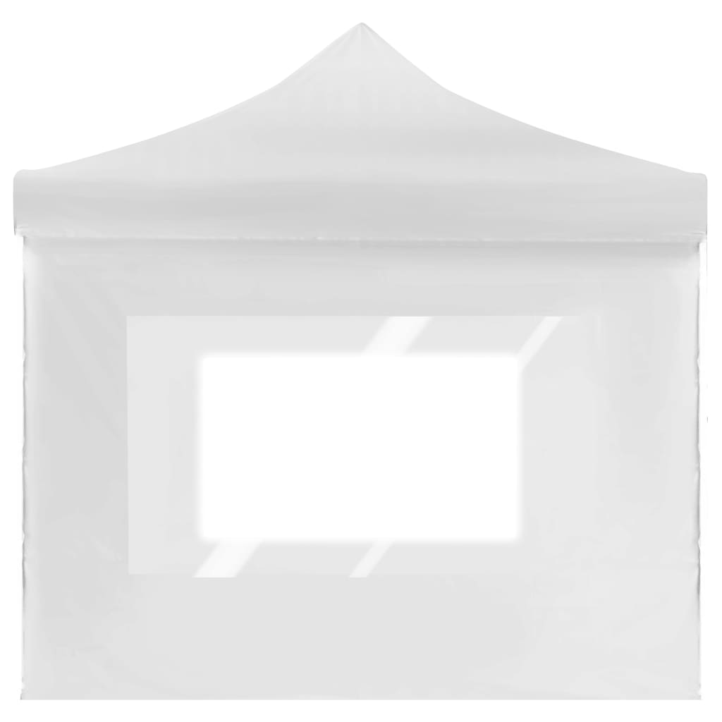 Gazebo Professionale Pieghevole Alluminio e Pareti 6x3m Bianco 45510