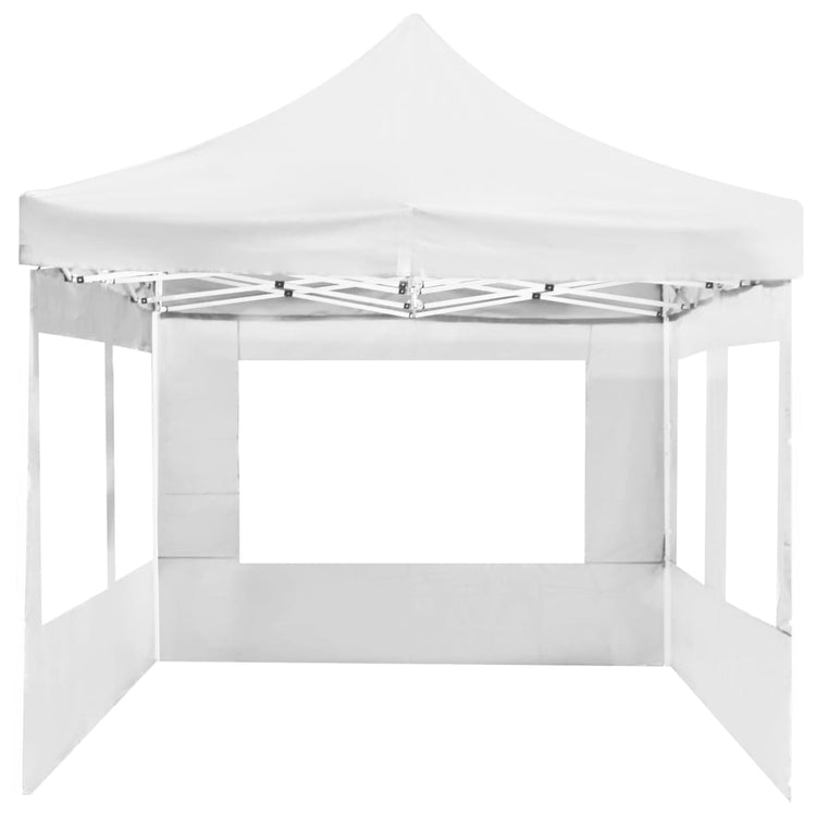 Gazebo Professionale Pieghevole Alluminio e Pareti 6x3m Bianco 45510