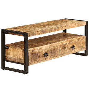 Mobile Porta TV 120x35x45 cm Legno Massello di Mango 247402