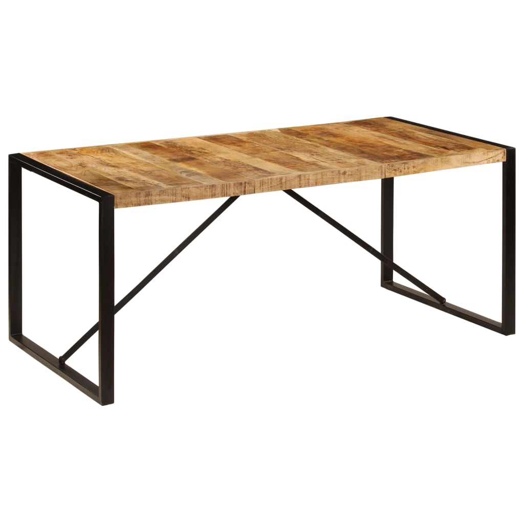 Tavolo da Pranzo 180x90x75 cm in Legno Massello di Mango