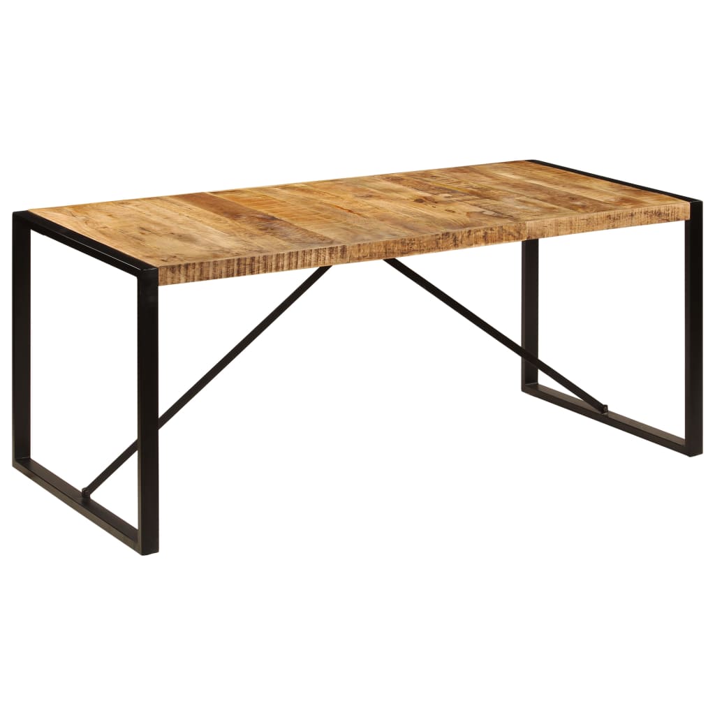 Tavolo da Pranzo 180x90x75 cm in Legno Massello di Mango