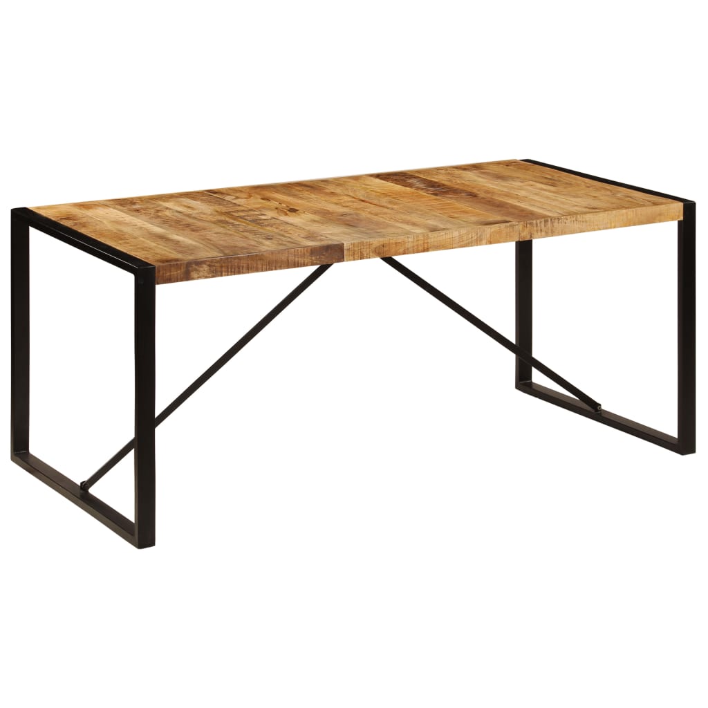 Tavolo da Pranzo 180x90x75 cm in Legno Massello di Mango