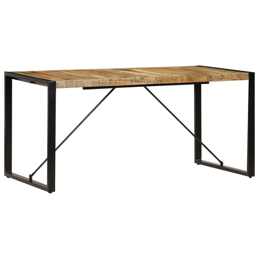 Tavolo da Pranzo 160x80x75 cm in Legno Massello di Mango  cod mxl 19133