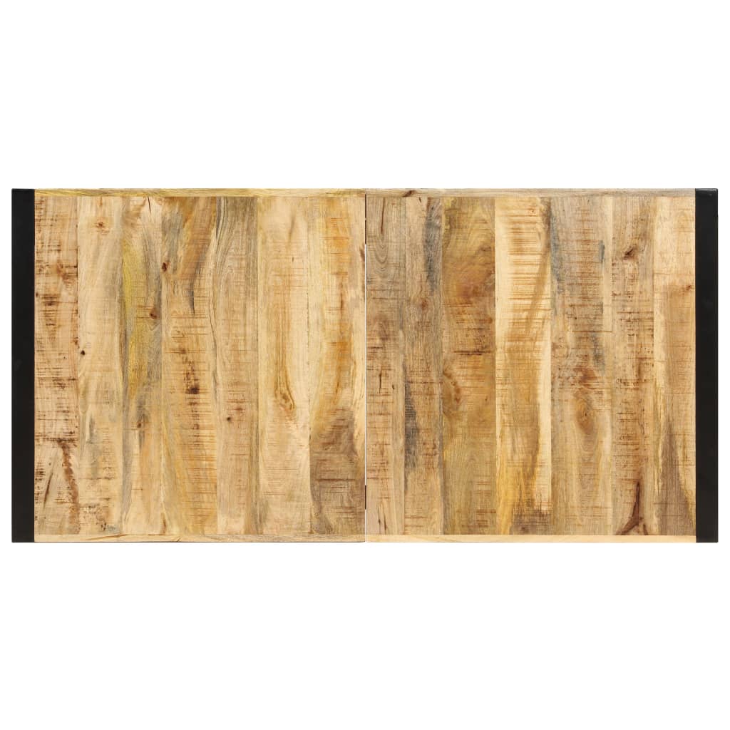 Tavolo da Pranzo 160x80x75 cm in Legno Massello di Mango  cod mxl 19133