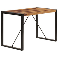 Tavolo da Pranzo 120x60x76 cm in Legno Massello di Sheesham cod mxl 16733