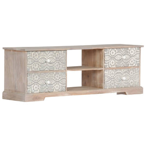 Mobile Porta TV 120x30x40 cm in Legno Massello di Acacia cod mxl 20545