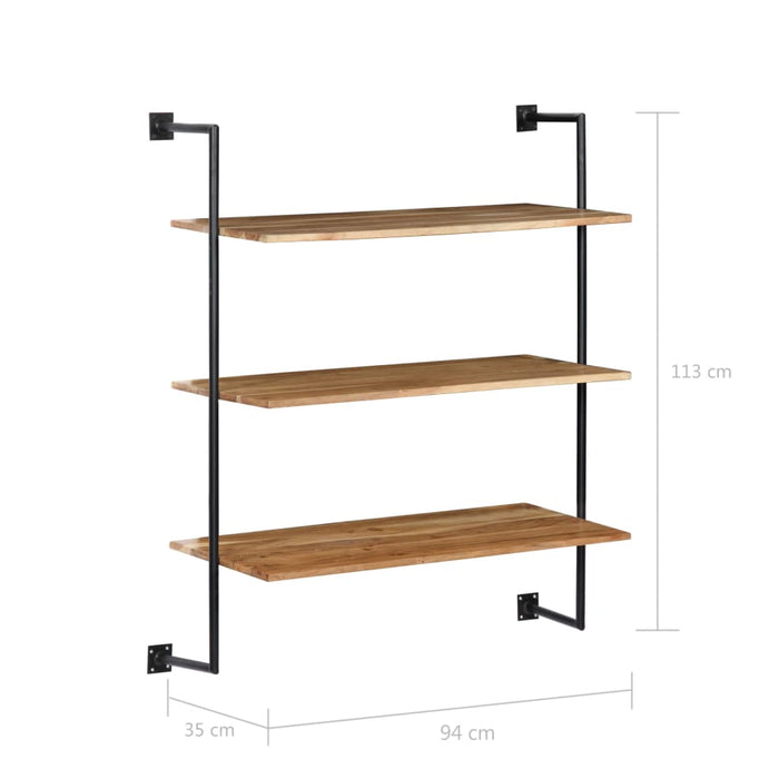 Mensole 94x35x113 cm in Legno Massello di Acacia cod mxl 69362