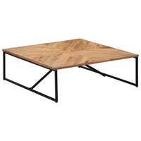 Tavolino da Caffè 110x110x36 cm Legno Massello di Acacia 247699