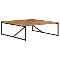 Tavolino da Caffè 110x110x36 cm Legno Massello di Acacia 247699