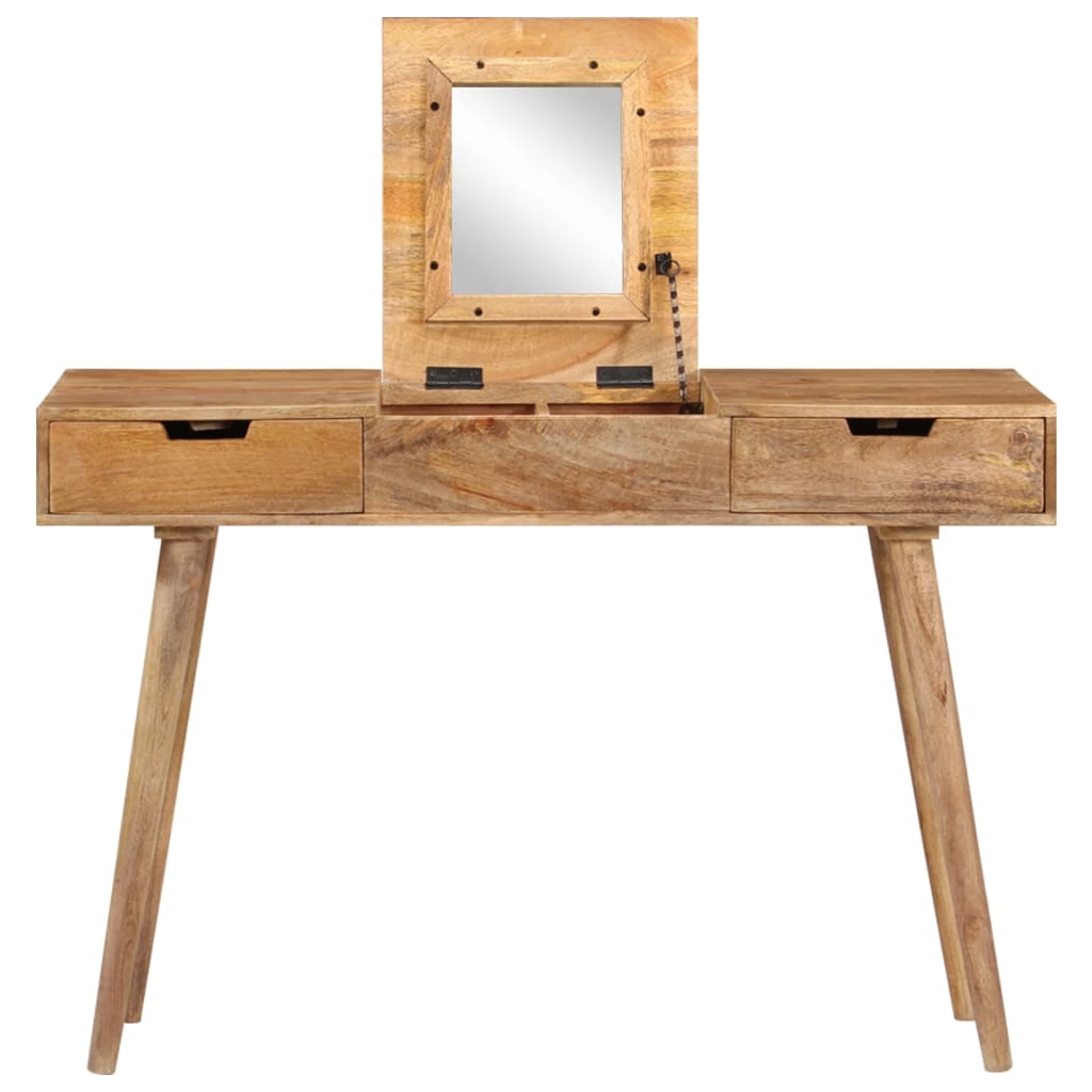 Toletta da Trucco 112x45x76 cm Legno Massello di Mango 247700