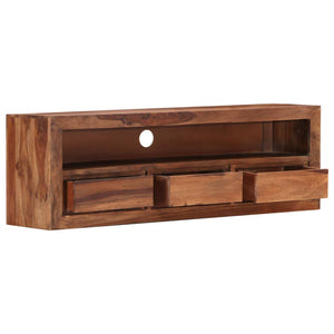 Mobile Porta TV 120x30x40 cm in Legno Massello di Sheesham cod mxl 12796