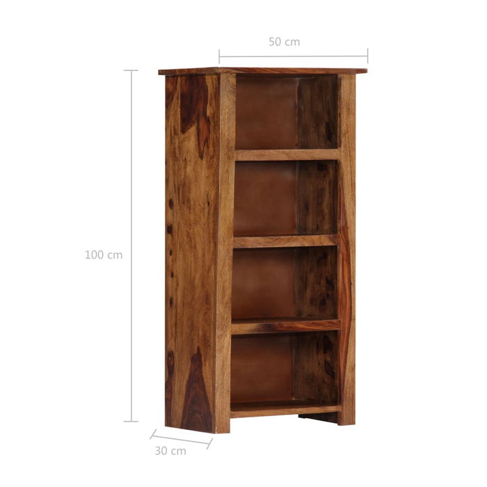 Libreria 50x30x100 cm in Legno Massello di Mango cod mxl 33805