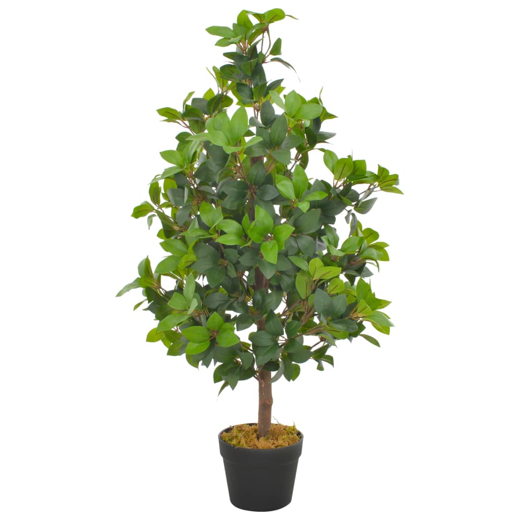 Albero di Alloro Artificiale con Vaso Verde 90 cm cod mxl 60754