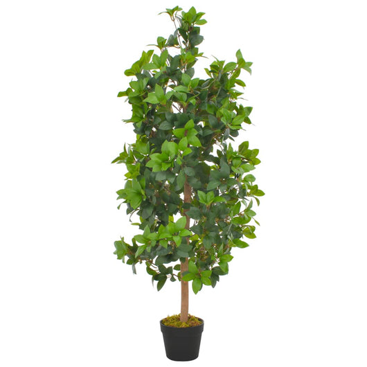 Albero di Alloro Artificiale con Vaso Verde 120 cm cod mxl 61056