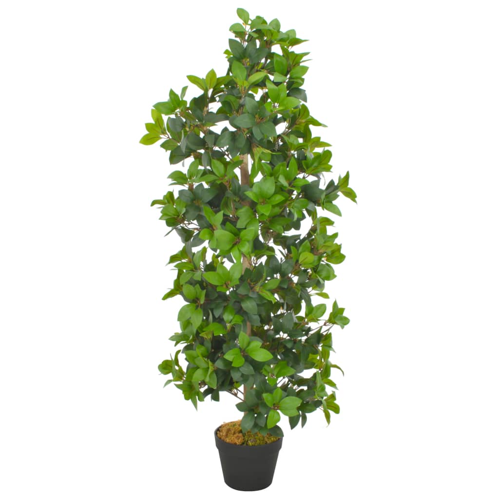 Albero di Alloro Artificiale con Vaso Verde 120 cm 280180