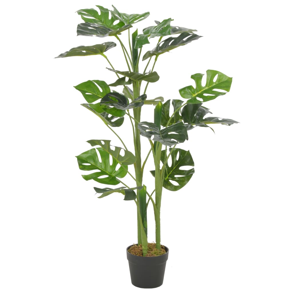 Monstera Artificiale con Vaso Verde 100 cm 280182