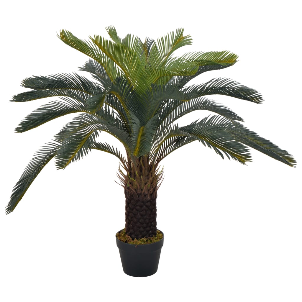 Palma di Cycas Artificiale con Vaso Verde 90 cm cod mxl 55410