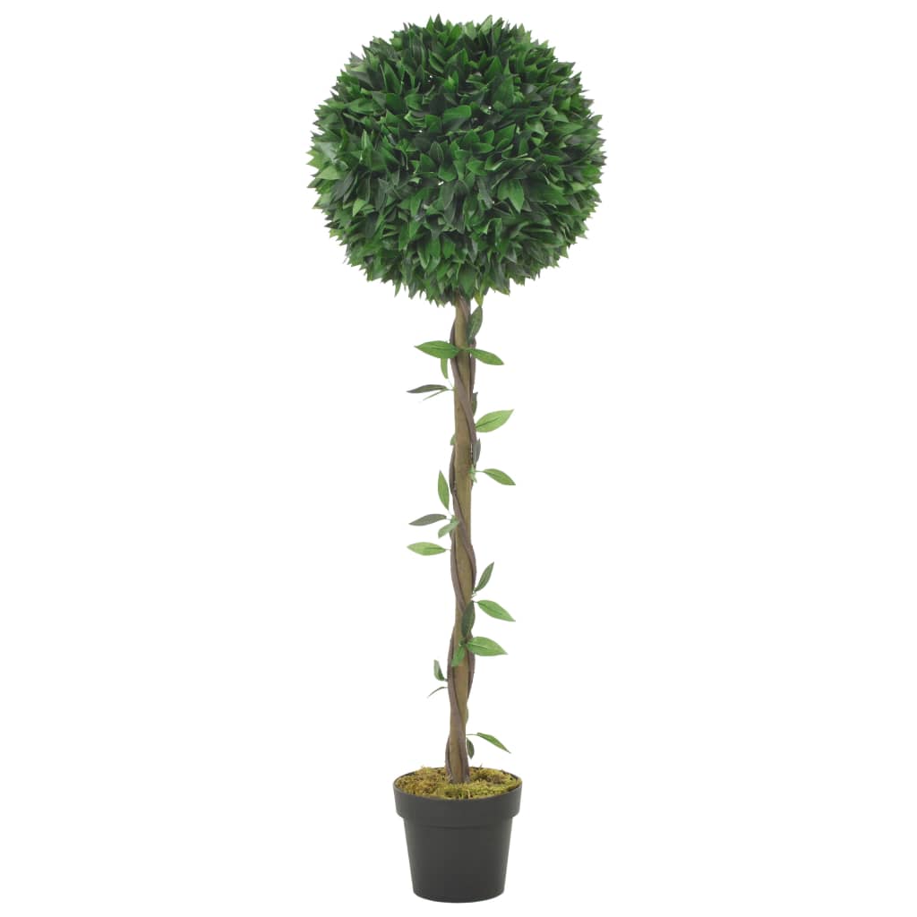 Alloro Artificiale con Vaso Verde 130 cm