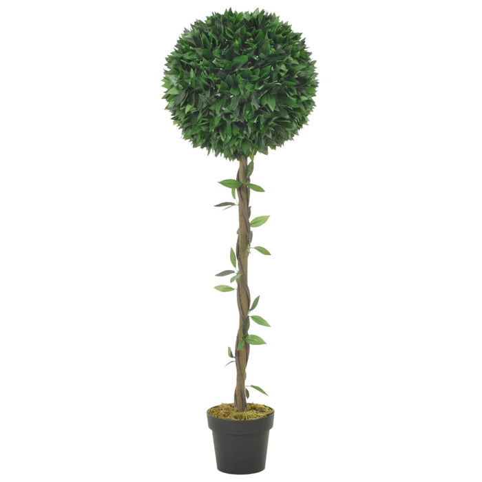 Alloro Artificiale con Vaso Verde 130 cm