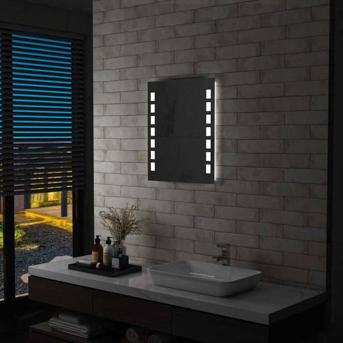 Specchio da Parete a LED per Bagno 50x60 cm 144696